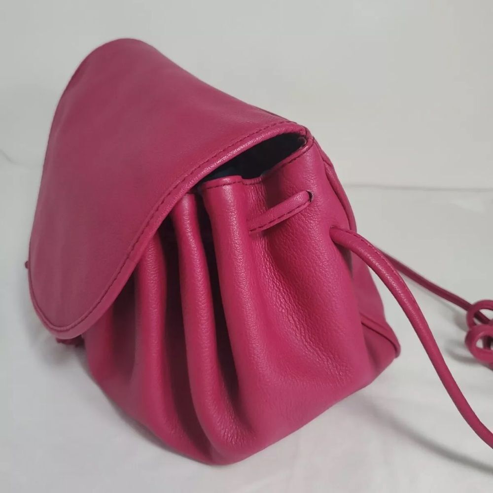 Danielle Nicole Italian Leather Pink Shoulder Bag Crossbody